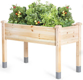 Mixc elevated garden bed with legs for easy setup and sturdy placement.