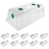 MIXC humidity dome on a 1020 tray for seedling moisture control