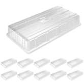 MIXC 10-pack humidity domes neatly displayed for seed starting