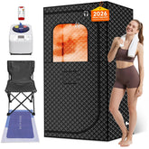MIXC Portable Steam Sauna Box heats quickly for at-home relaxation.