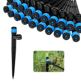 MIXC quick connector drip emitter for quarter-inch tubing delivering targeted root-zone watering
