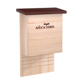 MIXXIDEA double chamber bat house exterior for safe outdoor roosting