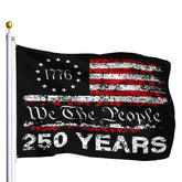 Mizraon 250th anniversary USA flag 3x5 waving outdoors for patriotic events.