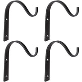 Mkono iron wall hooks hanging lanterns for warm outdoor ambience.
