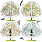 Mlhezy fruit tree netting draped over branches protecting fruit from birds and pests