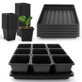 Mlhezy seedling cups 3.5-inch square for stable placement and easy transport