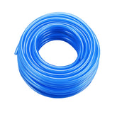 MLOLM maple sap tubing coiled as a vacuum hose for easy storage and reuse.