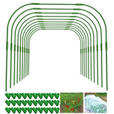 MLYKJ garden hoops 10-pack with straight tubes for stable raised beds.