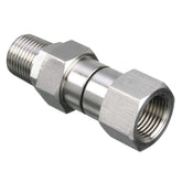 MMINGLE pressure washer swivel with 3/8 NPT male thread for kink-free operation.