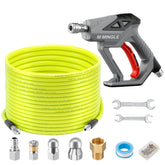 M MINGLE sewer jetter kit with 100 ft hose ready for challenging clogs