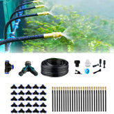 MOCOBER 100ft irrigation tube enables broad, even garden watering.