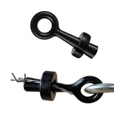 MOEUFFIR barbed-wire pullers set in assembly for secure wire tightening.