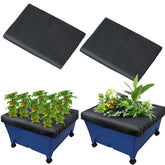 Mofuiry City Pickers mulch cover fits 20x24 and shields planters from pests.