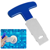 Mofuiry pool plug removal tool with blue grip eases eyeball fittings removal