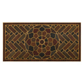 Mohawk Home Medallion Grain door mat porch texture aids debris removal.