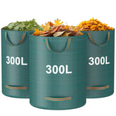 MOKANI reusable yard waste bags open-top ready for leaves and clippings