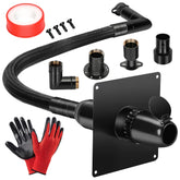 Mokemok exhaust extension silencer kit with universal adapters for versatile generator compatibility.