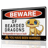 MOLESS bearded dragon sign on a clean white background for tank display