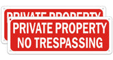 MongFun no trespassing sign metal boosts property security and visibility.