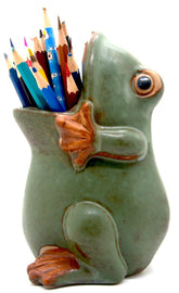 MONMOB frog planter ceramic for compact plants and decor