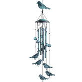 Monsiter QE Bird Wind Chimes outdoor patio creating tranquil ambience