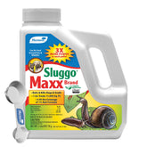 Monterey Sluggo Maxx bottle protecting organic garden from slugs