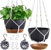 Montresor self-watering hanging pot outdoor view for low-maintenance greenery