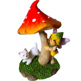 Mood Lab Fairy Garden hide-and-seek statue kit for outdoor or indoor display.