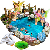 Mood Lab Fairy Garden Pond koi feature for outdoor display and storytelling