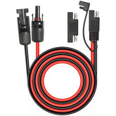 MOOKEERF solar panel to SAE adapter 20ft extension for RV charging.