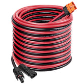 MOOKEERF solar-to-xt60i cable 35ft with 10AWG wire for low-loss power delivery