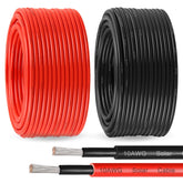 MOOKEERF solar wire 10AWG black 100ft coil for outdoor setups