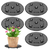 Moonoom big plant stands with 12-inch mesh base elevate pots for drainage.