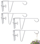 Moonoom fence hooks show a 10 inch length with a 2.6 inch opening for sturdy plant hanging