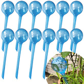 MOONSOUND 12pcs watering globes pack ready for use, helping keep soil moisture when away.