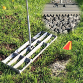 MOPAI lawn leveling rake flat side smoothing soil for planting.
