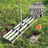 MOPAI Lawn Leveling Rake flat side smoothing soil for even planting