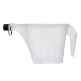 More Birds 3N1 Super Tote with tapered pour spout for spill-free filling.