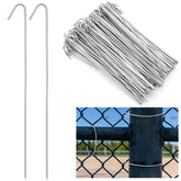MorningRo 200-pcs chain-link wire ties pack for durable fence installation.