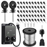 MorningRo 2Mile fence charger showing compact high-voltage protection for livestock and crops