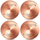 MorningRo copper bird bath disk, 4 inch, keeps water clear for visiting birds.