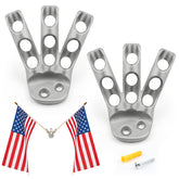 MorningRo flag holders bracket wall mount for durable outdoor flag display.