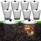 MorningRo inground worm composter with lids for efficient kitchen waste recycling.