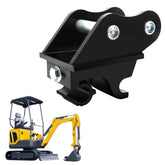 Moroayop mini excavator quick coupler front view showing overall form and fit.