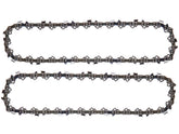 Morocca 2-pack chainsaw chain for Portland 9.5 inch models, ready for efficient cutting.