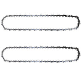 Morocca 2pc replacement saw chain for 18 inch bars enables precise cuts