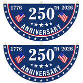 MOSADO USA Anniversary Flag front view, 1.5x3ft display, for vibrant outdoor use.