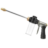 MOSIKEN high-pressure hose nozzle gun with foam dispenser for efficient car washing