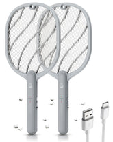Mosiller electric fly swatter 3800V in-action for quick pest elimination indoors