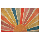 MOSITU Rainbow Doormat full view shows a welcoming, durable entry for indoors and outdoors.